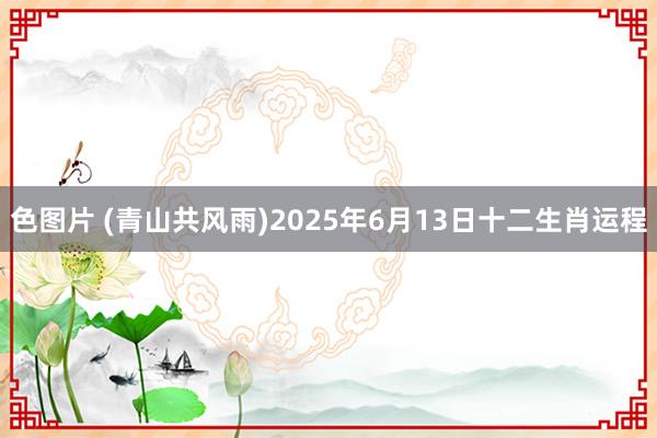 色图片 (青山共风雨)2025年6月13日十二生肖运程